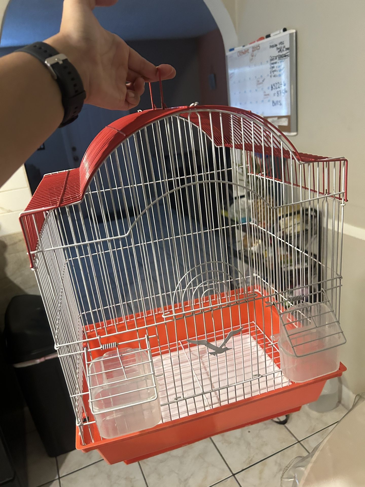 Small Bird Cage For Budgies Or Other Small Birds