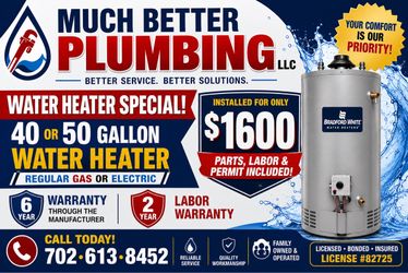 Water Heater special