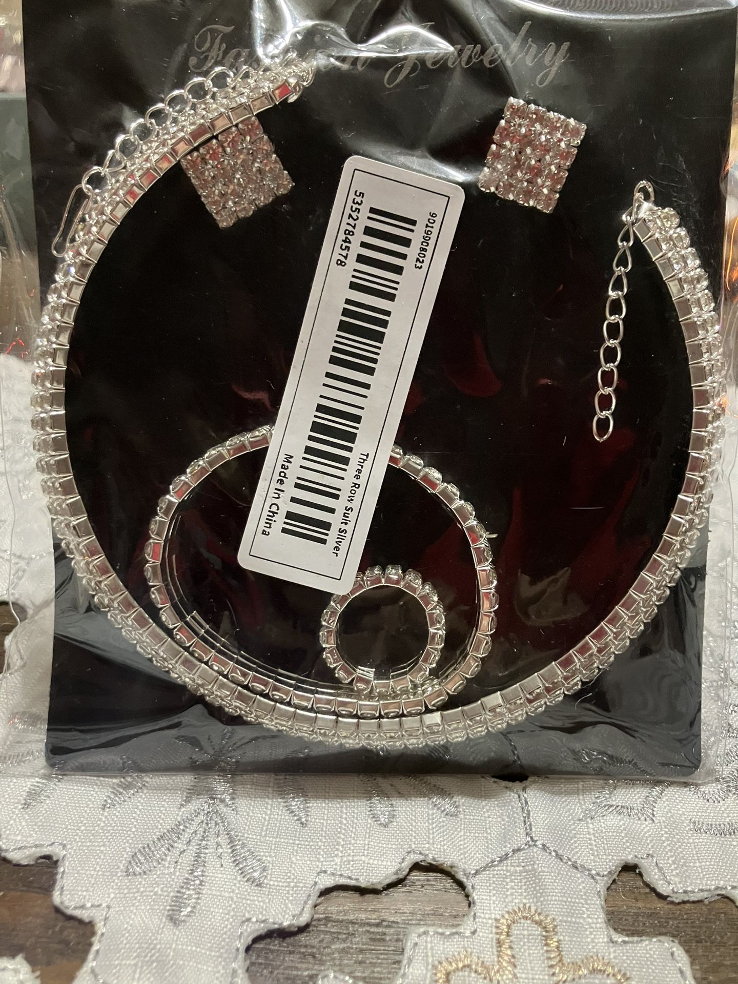 Rhinestone 4 Piece Set