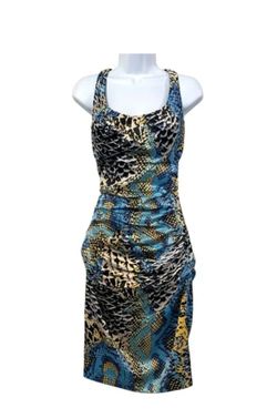 Signature by Sangria Snakeprint Ruched Dress with black lining, NWOT, sz 14 $15  

GLENN HEIGHTS TX PPU OR SHIPPING AVAILABLE 