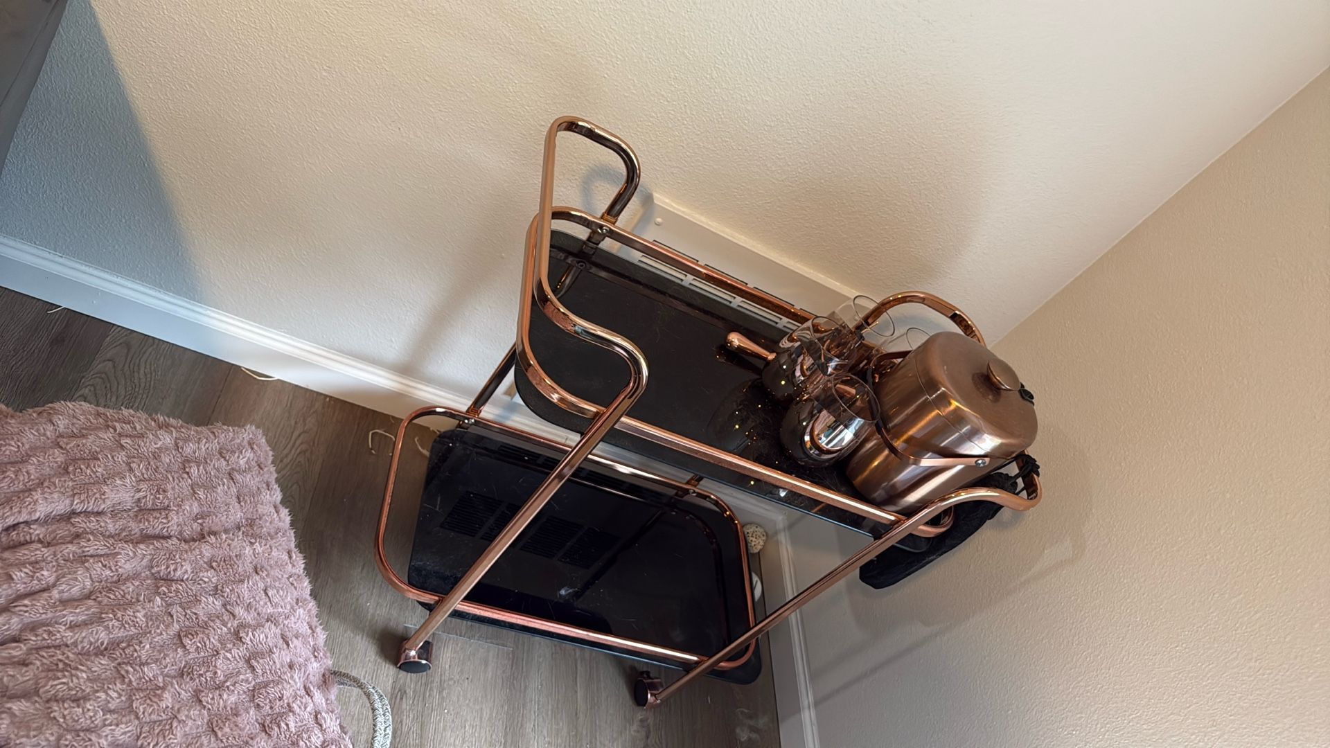 Rose Gold Beverage Cart - Like New!!