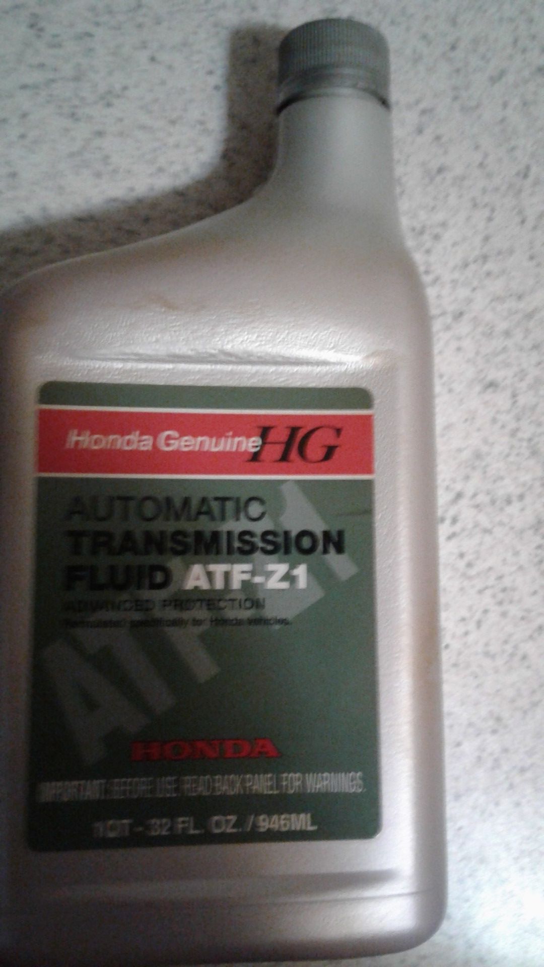 3-Bottles of Genuine Honda (ATF-Z1) Automatic Trans Fluid