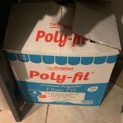 Poly-fil stuffing for crocheting/knitting/fiber arts etc.