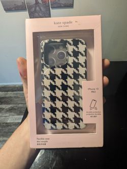 Kate Spade New York Houndstooth iPhone 13 Pro Resin Case K8188 New