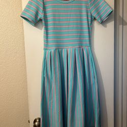 Lularoe Amelia Dress Stripe