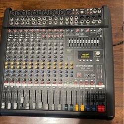 Dynacord CMS 1000-3 10‑channel  Intuitive mixer with 10 input channels (6 Mic/Line + 4 Mic/Stereo-Line) 2 High-Quality editable effects, 100 factory a