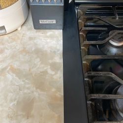 Stove Gap Covers (Silicone 2 pack 21  1/2” Black)