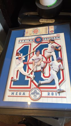 Chicago cubs program number 3 of 3