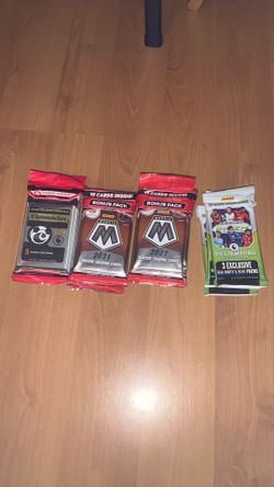 2020 And 2021 Soccer Trading Cards Panini Prizm, Mosaic, Chronicles Cello Packs