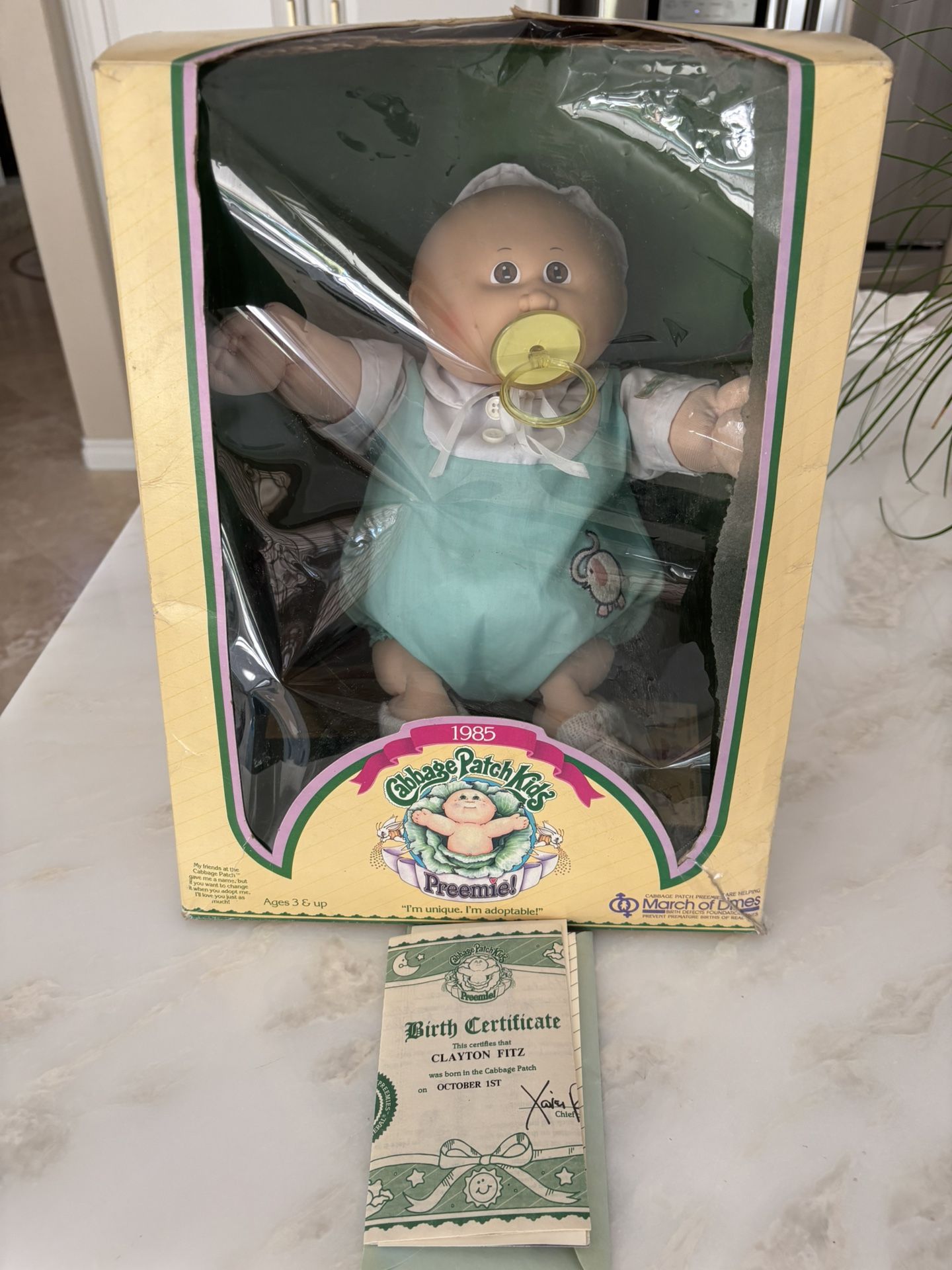 Cabbage Patch preemie doll in box