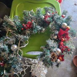 Door Garland With Lights 