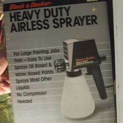 Black And Decker Airless Sprayer 