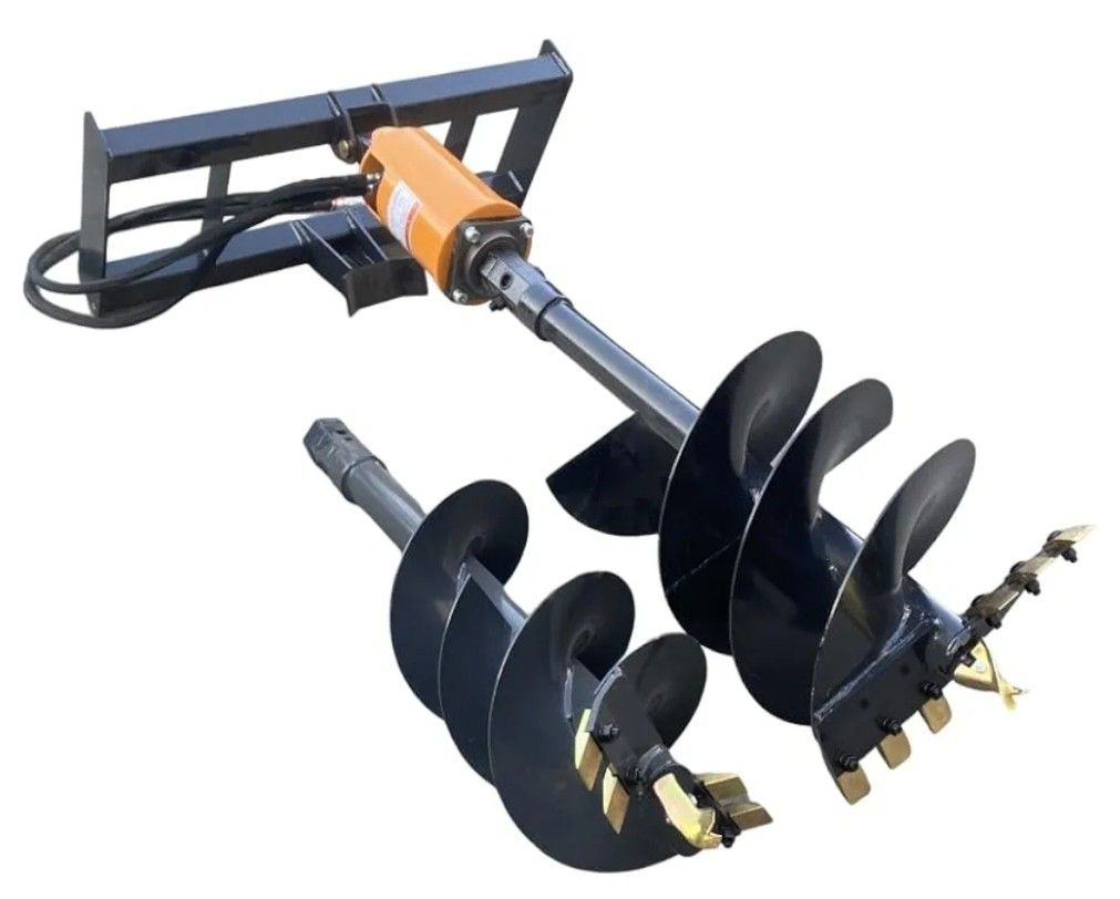 Wolverine Hydraulic Auger Post Hole Attachment