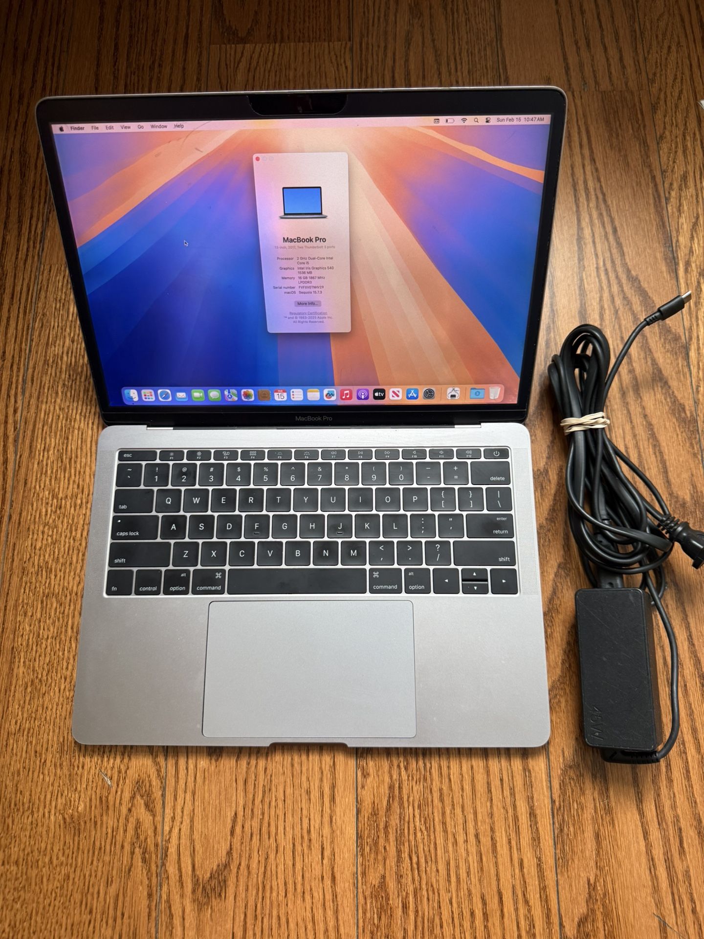 MacBook Pro 2017/16GB RAM/256GB SSD/Fully Functional