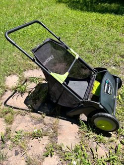 EarthWise Push Mower Sweeper