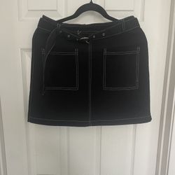 Like New Black Mini Skirt - Size S