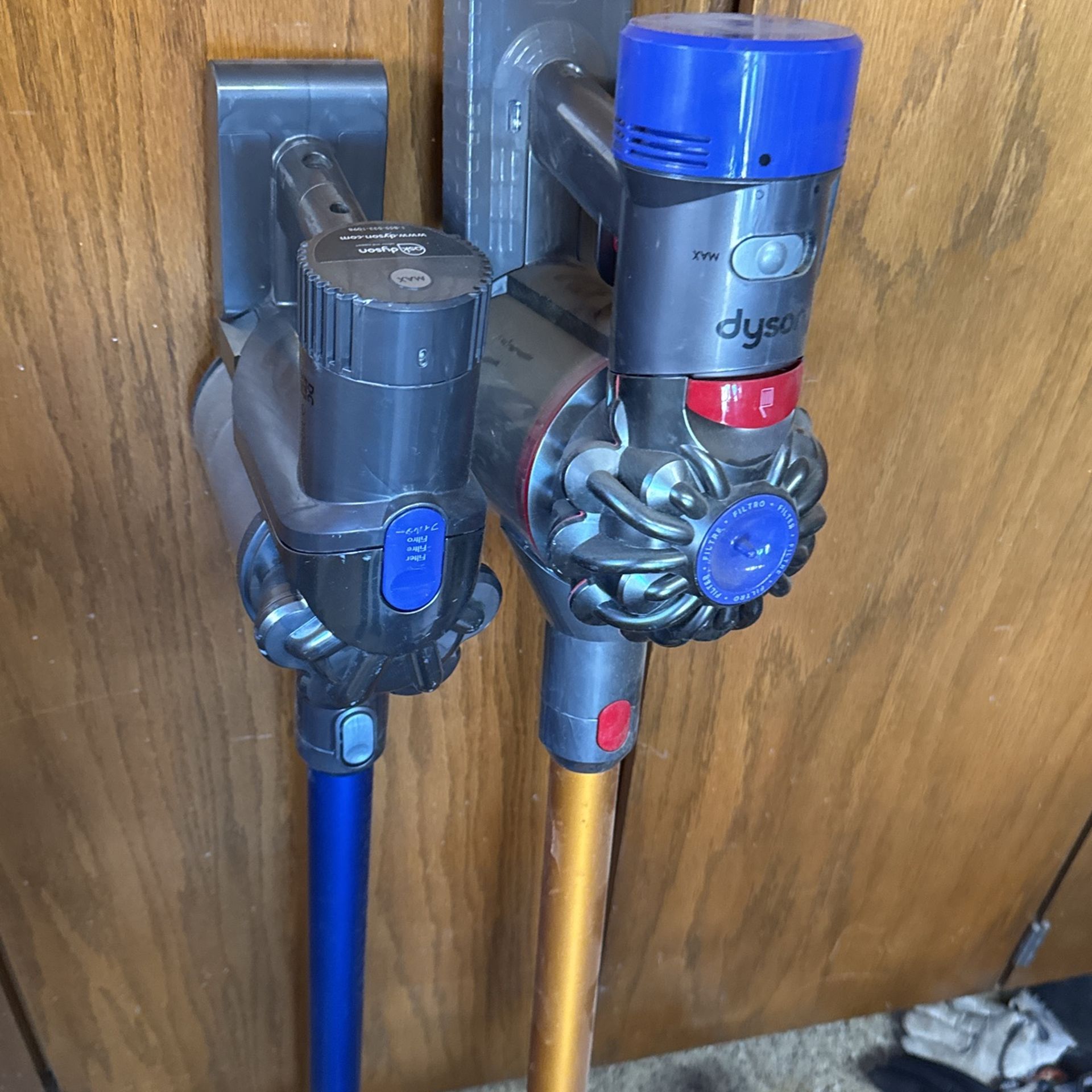 2 Dyson Vacuums.  As Is