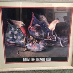 Custom Framed Poster "Discarded Youth" by Randall Lake