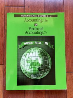 Accounting / Financial Accounting Textbook - Great Condition!