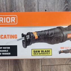 WARRIOR  6 Amp Rotating Handle Variable Speed Reciprocating Saw New In Box 