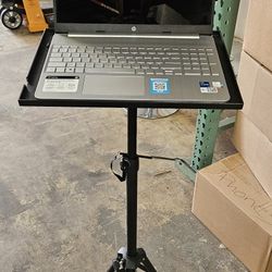 Adjustable Laptop / DJ Stand – Portable Tripod Table