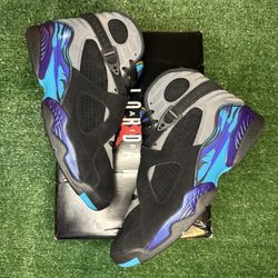 NEW Air Jordan 8 Retro 'Aqua' 2025 Men’s Size 11 305381-006