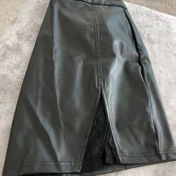 Leather Skirt 