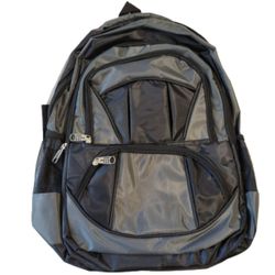 Moda West black and gray book bag new with tags