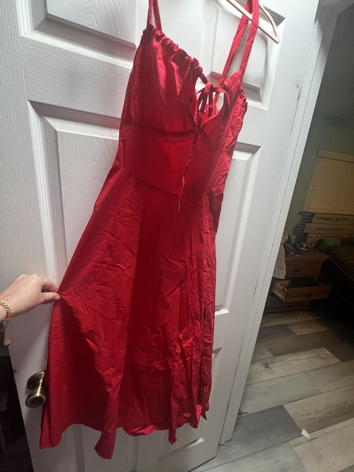 Rihoas Corset Lace Up Milkmaids Dress
