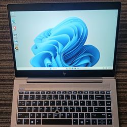 Touchscreen HP EliteBook AMD Ryzen 5 Pro 16GB RAM 512GB NVMe SSD ATI Radeon Graphics USB C Port Wi-Fi/Bluetooth Windows 11 Professional 