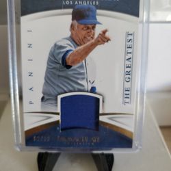 Dodgers Tommy Lasorda Jersey Card