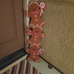 Gingerbread Wood Decoration 