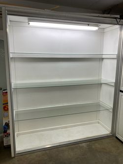 Lighted Wall Shelving. (2) Buy One Or Both.