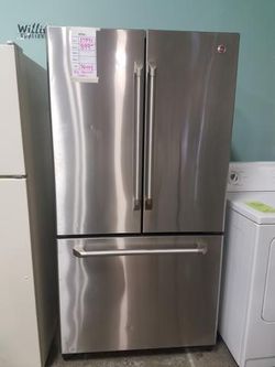 GE CAFE ALL STAINLESS STEEL REFRIGERATOR