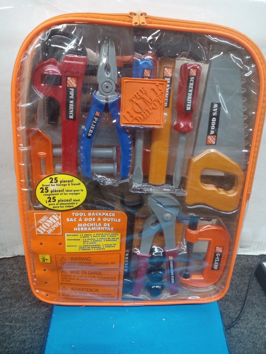 The home Depot 25 piece tool playset