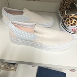 Size 9 Pastel Slip Ons 