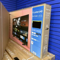 65” SAMSUNG CRYSTAL DU7200 4K HDR SMART TV