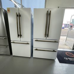 Forno Espresso Moena 36 in. French Door Refrigerator in White, 19.2 Cu.ft