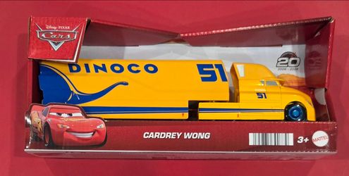 Disney Pixar Cars, "CARDREY WONG #51", DINOCO Hauler, 20th Anniversary, VHTF