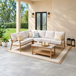 Hampton Bay West Haven 5-Piece Patio Sectional Set