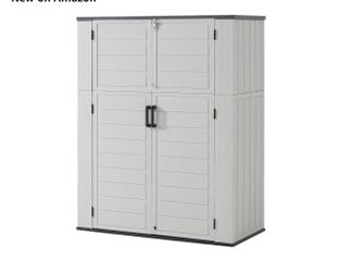 New In Box, Outdoor Resin Shed With Shelves