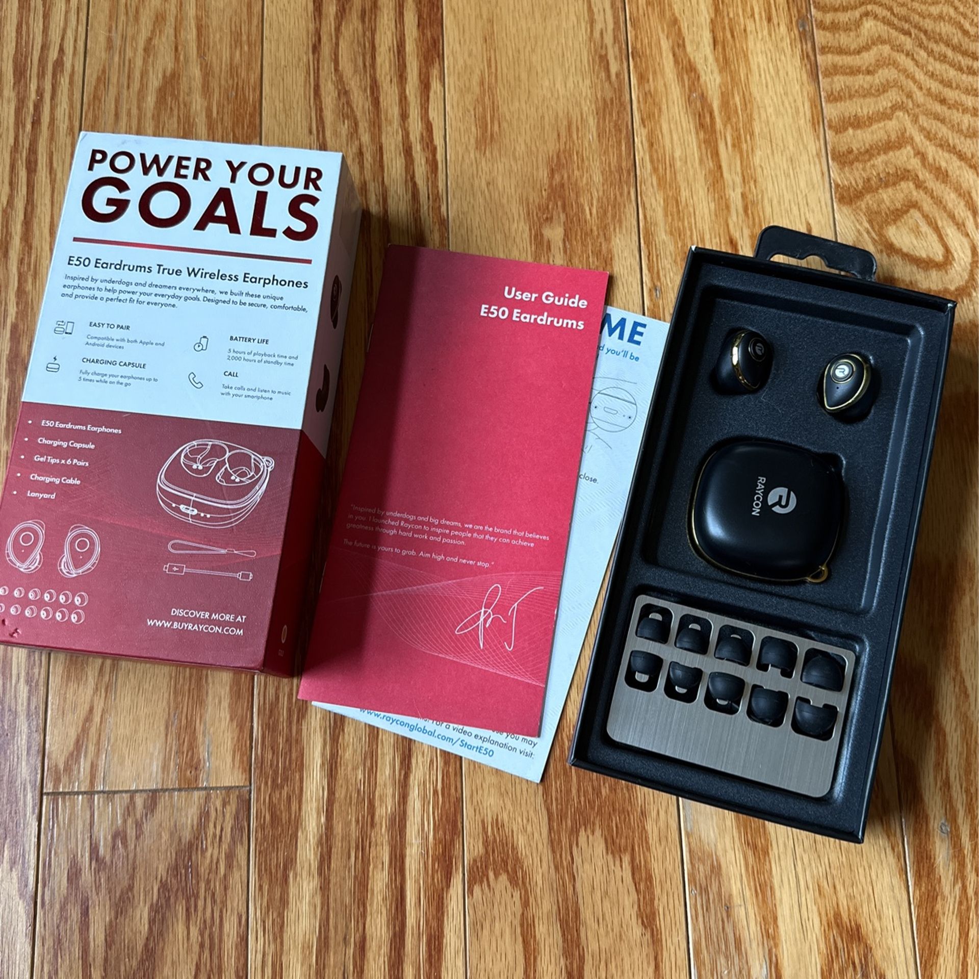 E50 Eardrums True Wireless Headphones By Raycon