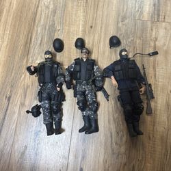 1990’s GI Joe Swat Team Action Figures 