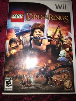 LEGO lord of the rings wii game