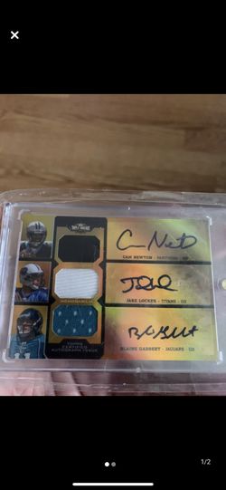 Triple thread signed card