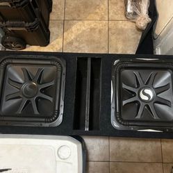 15 Inch  L7 Square Kickers Of 2,000 Watts Each