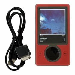 Microsoft Zune 1093 1st Gen Red 30GB Digital Media Player - Ver 3.30 (39)