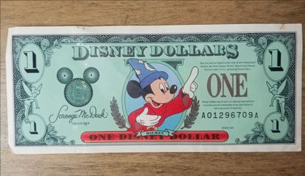 Disney $1 Dollar - Series 1997