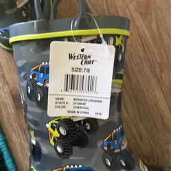 Western Chief Unisex-Child Waterproof Printed Rain Boot