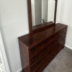 3 Piece Bedroom set: Dresser With mirror, Media chest, & Nightstand 